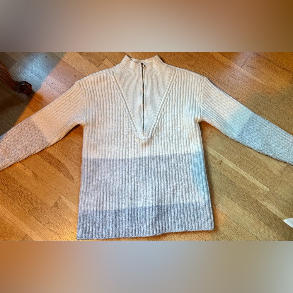 Talbots Ivory Cable Knit Sweater